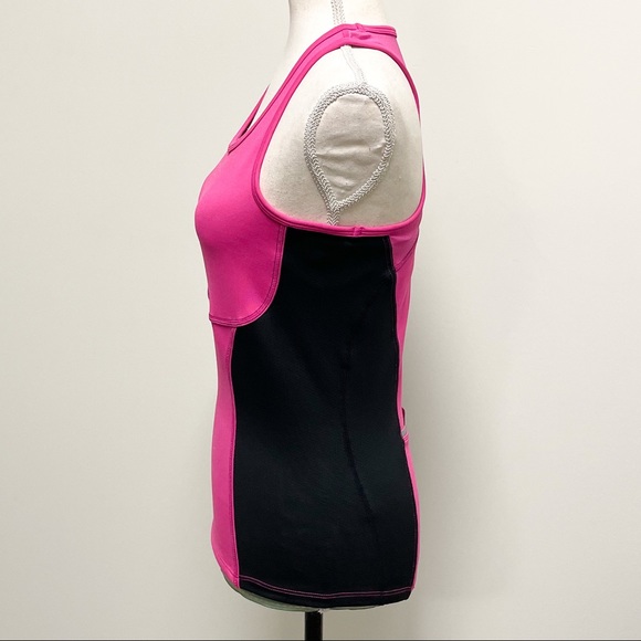 Skirt Sports Racerback Shelf Bra Hidden Pocket - Picture 3 of 8